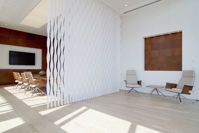 Sistemas de bandas verticales, SG 2900, Multi Visio, room shot ""Office Gehrke econ in the Torhaus", Hannover, Germany, Vertical Waves