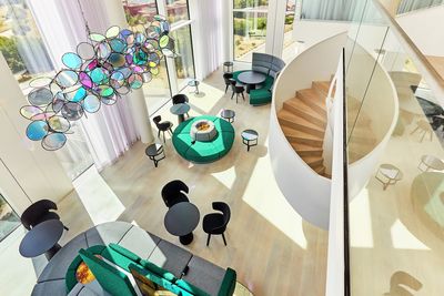 Sistemas de rieles, SG 5600, Colorama 2, SAP Skylobby, Eschborn, Germany