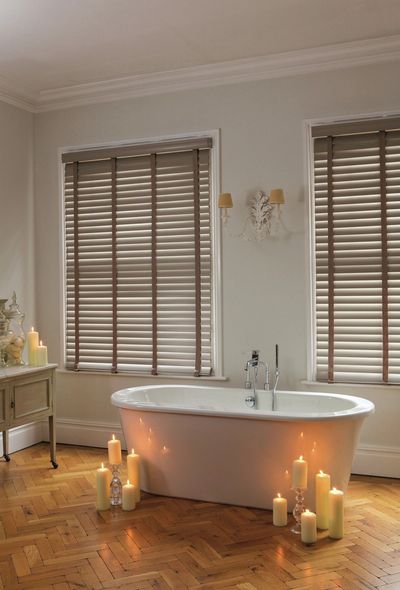 Sistemas de Venecianas, SG 8960, Room shot, wood slats 50mm