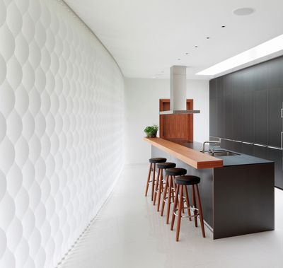 Sistemas de bandas verticales, SG 2960, Multi Visio, Room shot "Highgate Home", London, UK, Vertical Waves