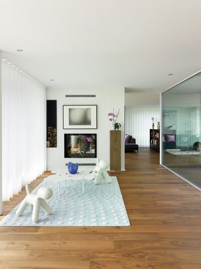 Sistemas de rieles, SG 6010, Colorama 1, Room shot "Private Home", Gümligen, Switzerland, Wave