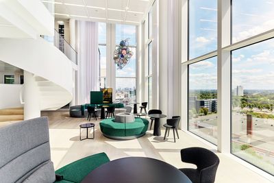 Sistemas de rieles, SG 5600, Colorama 2, SAP Skylobby, Eschborn, Germany