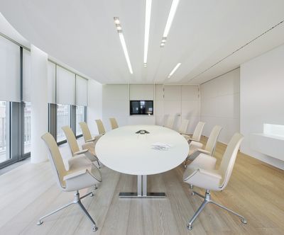 Sistemas de enrollables, SG 4970, Multiscreen 1-10%, Room shot "Orrick House", Düsseldorf, Germany
