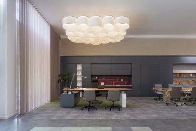 Sistemas de rieles de cortinas eléctricos, SG 5600, Colorama 1, UFOU Showroom, Shanghai, China